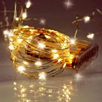 Lac Fairy Lights Battery Operated 50 Led (5M/16Ft) - Indoor String Lights For Christmas Tree, Bedroom, Wedding, Party