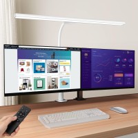 Shlinux Led Desk Lamp, Desk Light With Flexible Gooseneck (White)