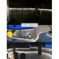 Aimengte Outdoor Led Strip Lights Waterproof Ac 110V 600Leds 6500K Led Rope Lights For Bedroom Room Kitchen Garden Patio In