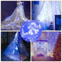 12 Pack Blue Fairy Lights Battery Operated 7Ft 20Led Valentines Day Lights Battery Operated Waterproof Silver Wire For Diy Maso