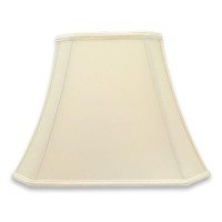 Royal Designs, Inc. Rectangle Cut Designer Bell Shade, Spider Fitter, Eggshell, 8 X 14 X 10.6, Dso-68-14Eg