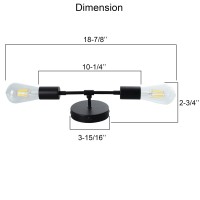 Maichis 12V Rv Wall Sconce Lighting With 2 Bulbs Included Semiflush Mount Rv Farmhouse Light With Switch 12V Bathroom Vanit