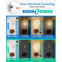 Vianis Motion Sensor Outdoor Lights White Dusk To Dawn Wall Lights Exterior Light Fixture Antirust 100 Aluminum Outdoor Wal