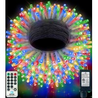 438Ft Extra Long Christmas String Lights, 1200 Led Christmas Lights With Remote 8 Lighting Modes & Timer Memory Outdoor Waterproof Decorations For Home Xmas Tree Yard Wedding Party Decor (Multicolor)