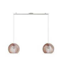 Lightswing Twin - Matte White - 110 Cm - Pendant Light - Indoor Lighting - Industrial Pendant Light - Vertigo Pendant Light