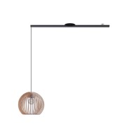 Lightswing Single - Matt Black - 110 Cm - Pendant Light - Indoor Lighting - Industrial Ceiling Light - Vertigo Pendant Light