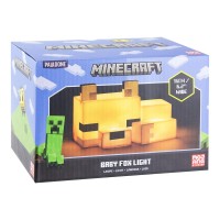 Paladone Minecraft Cute Fox Night Light, Soft Orange Glow, Officially Licensed Minecraft Decor And Desk Lamp For Gaming Room Or Kids And Tween Bedroom