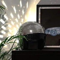 Biudui Disco Ball Helmets, Disco Mirror Glitter Ball Helmets, Glitter Mirror Glass Disco Helmets, Stunning Disco Ball Helmets For Dj Club Stage Bar Party Dance