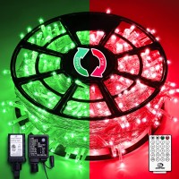 Jmexsuss 168Ft 600 Led Christmas String Lights Outdoor Red Green Color Changing Christmas Lights 8 Modes Christmas Twinkle Str