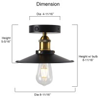 Maichis 12V Rv Vintage Ceiling Light With Switch 1X E26 Bulb Included Rv Camper Pendant Diningroom Light Fixture 12Volts Rv