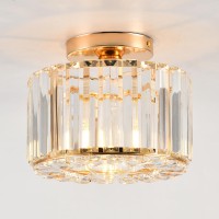 Ztuoyong Ceiling Lighting Fixtures Chandelier Crystals Light, Led Flush Mount Ceiling Light For Kitchen Hallway Dining Rooms Living Rooms Bar