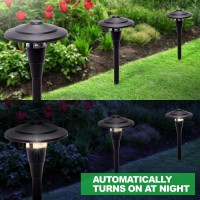 Greenlighting Low Voltage Outdoor Lights - Modern Skyline Path Stake Lights And Spot Lights Set - Walkway Lights, Garden And Lawn Lights, Landscape Lighting (8 Pack)