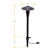 Greenlighting Low Voltage Outdoor Lights - Modern Skyline Path Stake Lights And Spot Lights Set - Walkway Lights, Garden And Lawn Lights, Landscape Lighting (8 Pack)