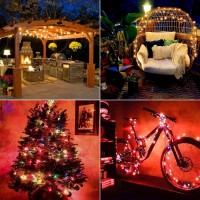 Smart Christmas Lights Outdoor Indoor-99Ft 300 Rgb Led Halloween Light Multi-Color Changing With Music,App Controlled Twinkle Fairy String Lights Work With Alexa,Ip65 Waterproof For Tree(2.4Ghz)