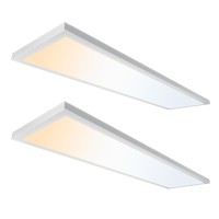 Ultralux 1X4 Ft Surface Mount Ceiling Light Panel Slim Edge Lit Flush Mount Flat Panel For Kitchen Home Office Triac Di