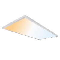 Ultralux 2X4 Ft Surface Mount Ceiling Light Panel Slim Edge Lit Flush Mount Flat Panel For Kitchen Home Office Triac Di