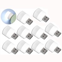 Usb Lights By Night 10Pcs Usb Plug-In Mini Compact Small Night Light For Kids Bedroom Hallway Kitchen,Nursery Dorm Soft Light Night Eye Protect Usb Led Light (10White)