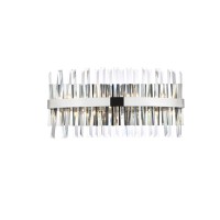 Serephina 24 Inch Crystal Bath Sconce In Chrome