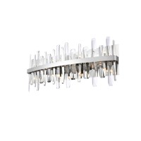 Serena 30 Inch Crystal Bath Sconce In Chrome