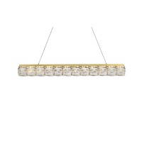 Valetta 36 Inch Led Linear Pendant In Gold