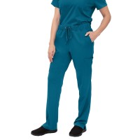 Soulful Scrubs For Women 6 Pocket, Cargo Pant - Stylish Medical Scrub Pant With Midrise Fit For Woman 3500 Caroline- X-Small Caribbean