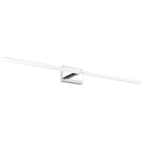 Zuzito 48 Inch Chrome Bathroom Light Over Mirror Dimmable Modern Led Vanity Lighting Fixtures