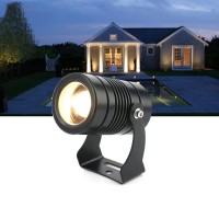 Led Beam Spotlight Outdoor Building Exterior Wall Projector Lights Narrow Beam Spot Light Remote Illumination Spotlight For Outdoor Building Lighting (Color : Warm White, Power : 3W(Dc24V))