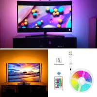 Led Strip Lights, 16.4Ft Tv Light Strip For 32-80 Inch Tv/Monitor Backlight, Usb Led Strip Mood Light With 4096 Diy Colors Remote Control