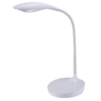 Bostitch Office Led Gooseneck Desk Lamp With Usb Charging Port 3 Dimming Levels Touch Control White Vled1502White