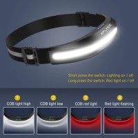 2 Pcck Headlamp Rechargeable, 2.2Oz Lightweight Headlamp With Red Light Option, 4 Modes, Ipx4 Waterproof, 230