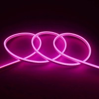 Jo.Ko Led Silicone Neon Light Strip, Neon Rope Light 12V 32.8 Ft/10M Waterproof Diy Cuttable Outdoor Neon Lights (Pink2)