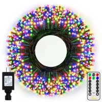 Ollny Christmas Lights, 500Led 164Ft Long Christmas Tree Lights With 8 Modes Remote Timer Ip44 Waterproof, Outdoor Christmas Lights For Tree House Yard Outside Xmas Decorations Multicolor