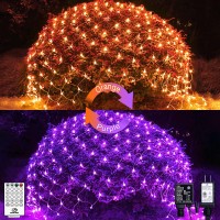 Jmexsuss 360 Led Orange And Purple Bush Net Lights