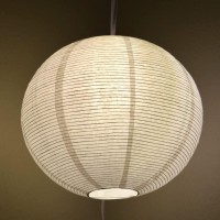 12 White Fine Line Premium Paper Lantern Pendant Cord Kit With Warm White Bulb S14