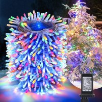 Led Multicolor String Lights Indoor Outdoor, 76Ft 200 Led 8 Modes Fairy String Lights With Timer Connectable Christmas Twinkle Lights For Garden Yard Party Holiday Xmas Tree Decorations