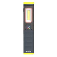 Philips Xperion 6000 Uv Pillar Rechargeable Led Work Light, 500 Lumen Professional Handheld Flashlight And Uv Leak Detection With Magnetic Base And Hanger Hook For Mechanics, Construction