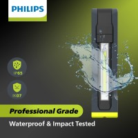 Philips Automotive Lighting Xperion 6000 Slim Rechargeable Led Work Light 500 Lumen Professional Handheld Flashlight With Magne