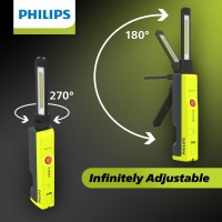 Philips Automotive Lighting Xperion 6000 Slim Rechargeable Led Work Light 500 Lumen Professional Handheld Flashlight With Magne