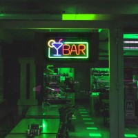 Bar Neon Sign, Bar Led Neon Light Sign Usb Powered Decorative Bar Open Sign For Home Bar Store Party Decor, Includes Business Hours Sign