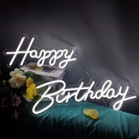 Happy Birthday Neon Sign Happy Birthday Neon Lights For Wall Decor Happy 15.7