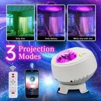 Northern Lights Aurora Projector Star Projector 2 In 1 Galaxy Light Projector Night Light Projector With Remote Control Time