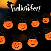 Halloween Pumpkin String Lights 85Ft Pumpkin Orange String Lights With 10 Jackolantern Lights Halloween Lanterns String Lig