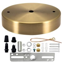 Vtyxctigj Light Canopy Kit Gold 47 Us Ul Vintage Chandelier Ceiling Light Plate For Pendant Light Chandelier Canopy Kit With