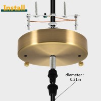 Vtyxctigj Light Canopy Kit Gold 47 Us Ul Vintage Chandelier Ceiling Light Plate For Pendant Light Chandelier Canopy Kit With