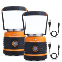 Led Camping Lantern Rechargeable 1800Lm 4 Light Modes 4400Mah Power Bank Ip44 Waterproof Perfect Lantern Flashlight For Hur