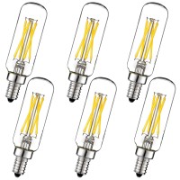 Litehistory E12 Led Bulb 6W Equivalent E12 Candelabra Bulb 60 Watt Neutral White 4000K Ac120V 600Lm Dimmable T6 T25 For Chandeliers,Ceiling Fan And Wall Sconces Pack Of 6