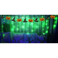 Halloween Butterfly String Light 20Ft 120Led Window Usb Fairy Lights 24 Butterfly 8 Modes With Remote Control For Room Bedroom P