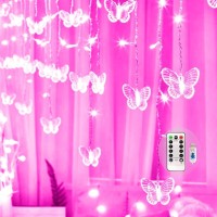 Butterfly Curtain Fairy Lights Usb Plug In8 Modes 120 Led 197Ft Firefly Twinkle Timer String Lights With Remote Waterproof Co