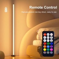 Miheal Led Corner Floor Lamp Rgbww Led Standing Lamp With App Controller Control Music Synic Mood Tall Lamp With Speed Bri