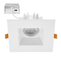 Maxxima 4 In Ultrathin Recessed Antiglare Led Downlight Canless Ic Rated 1200 Lumens 5 Color Temperature Selectable 2700K300